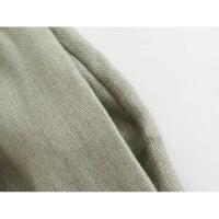 - Primavera Verano 2025 Moda Mujer Chaleco Cuello Alto con Cinturón Sin Mangas + Pantalones Largos de Pierna Ancha de Cintura Alta - details 21