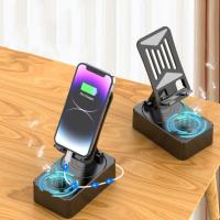 Soporte plegable para teléfono 3 en 1, altavoz Bluetooth multifunción antideslizante, soporte para teléfono portátil ajustable - details 14