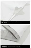 Camiseta de manga corta de estilo coreano para hombre, novedad de verano, camiseta informal holgada versátil con bloques de color, camiseta transpirable con cuello redondo - details 25