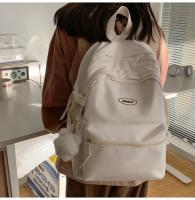Nueva Mochila Sencilla para Estudiantes Universitarios Mochila de Color Sólido para Hombres y Mujeres - details 26