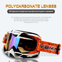 Gafas de Moto VEMAR HD A prueba de viento, anti-impacto, resistente a arañazos, ligero para motocicleta, ciclismo, motocross, deportes al aire libre, ATV, MTB - details 2