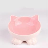 Cuenco de cerámica para gato, cuenco antideslizante con boca inclinada para alimentación de perros, gran capacidad, evita que se vuelque, alimentador para beber para mascotas - details 6