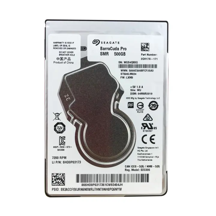 Seagate 500GB 1TB Disco Duro para Juegos 7200 RPM, 128M Cache, 7mm Ideal para PS4, Laptop, Notebook - 1