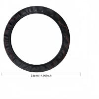 Protector para volante de coche sin anillo interior, ondulación en relieve, Universal, Circular, tipo D, para todas las estaciones, 1 ud. - details 12