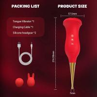 Vibrador de lengua 3 en 1 con 10 velocidades, estimulador de clítoris con succión de punto G y lamiendo la boca, juguete sexual para adultos. - details 7