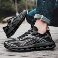 Zapatillas de senderismo para hombre, zapatos para correr, acampar, deportes al aire libre, zapatos transpirables para vadear - details 11