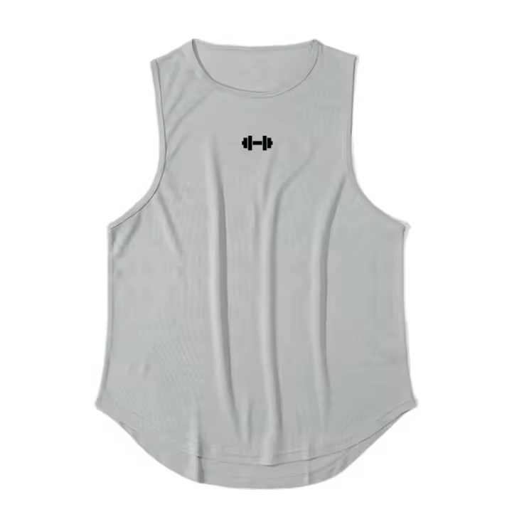Summer Tank Top Mens Gym Fitness Training Clothing Quick Dry Silm Fit Bodybuilding Sleeveless Shirts Men Fashion Basketball Vest - 1