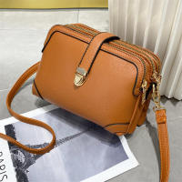 Bolso pequeño de diseñador para mujer, bolso de hombro tipo bandolera de cuero PU de moda, bolso de mano de 3 capas - details 6