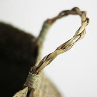 Cesta de Maceta de Ratán Portátil Cesta de Lavandería Sucia Cesta de Jardín para Decoración del Hogar Artículos Peligrosos Normales - details 6