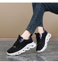 Zapatillas de moda para mujer Fly Weave Zapatillas transpirables de malla elástica suela blanda Zapatos casuales - details 22