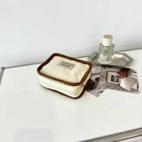 Bolsa de cosméticos portátil de Color contrastante, billetera de estilo coreano, monedero de Color sólido, bolsa de almacenamiento de pañuelos sanitarios suave y ligera - details 3