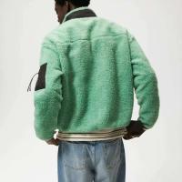 Decheng Oem 100% poliéster satén bolsillo pesado botón comparación tapeta jersey camisa deportiva de lana de gran tamaño - details 10