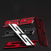 Calcomanía para maletero de coche con emblema negro y rojo de Metal 3D para Chevrolet Camaro Bumblebee SS Stikcer, accesorios - details 3