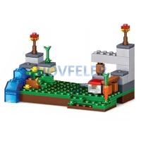 Bloques de construcción para niños, juguetes de ladrillos para armar Casa de Las Villas, Pigs Alex Zombie, ideal para regalo - details 9