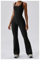 Traje de Yoga para Mujer con Almohadilla de Pecho Aéreo Sin Mangas de Ballet Danza Fitness Deporte Gimnasio Ropa Deportiva Material Exterior de Nylon Temporada Primavera/Verano - details 26