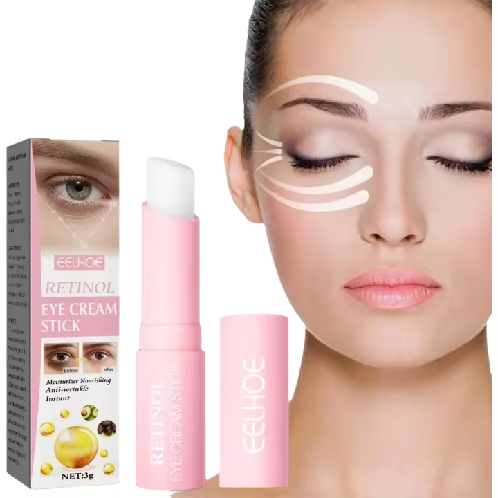 Crema de Ojos de Retinol Anti-hinchazón, Desvanece Ojeras, Hidrata y Blanquea Piel - 1