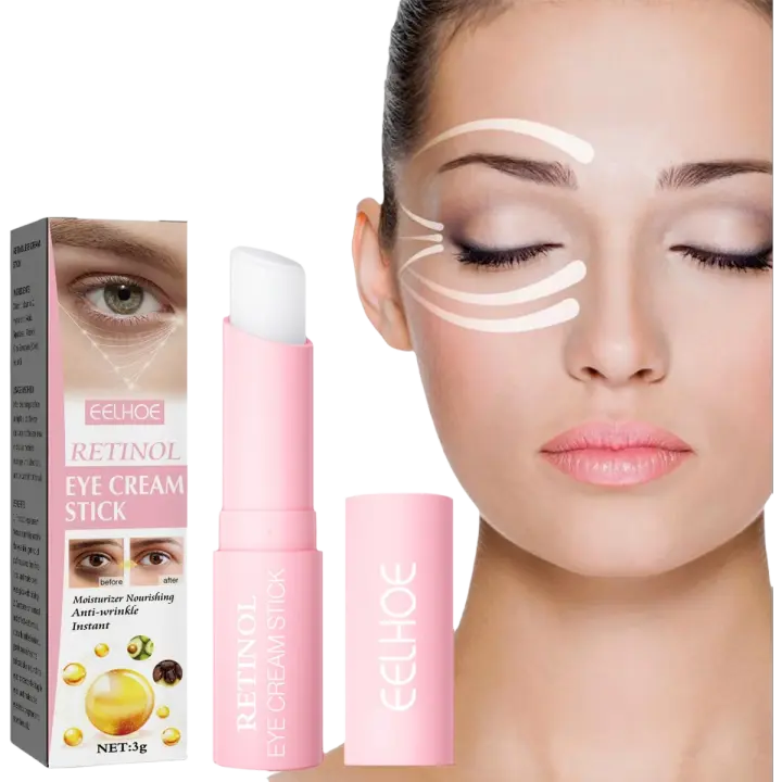 Crema de Ojos de Retinol Anti-hinchazón, Desvanece Ojeras, Hidrata y Blanquea Piel - 1