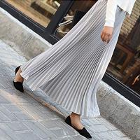 Elegante Falda Larga de Algodón Moda Femenina Certificado CE - details 15