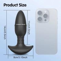 Vibrador con aplicación para hombres, Control remoto, tapón Anal, masajeador de próstata masculino, Juguetes sexuales para adultos para mujeres - details 6