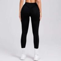 Body de yoga sin costuras para mujer, cintura alta deportiva para mujer, color melocotón, pantalones de entrenamiento para correr, entrenamiento, gimnasio - details 16