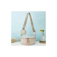Riñoneras de media luna para mujer, bolso de pecho informal de cuero PU con monedero pequeño, bolsos cruzados de viaje de gran capacidad - details 18