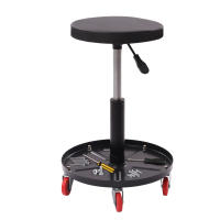 Asiento de taller giratorio para taller, taburete de taller, taburete con ruedas, 136,08 kg - details 0