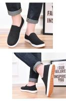 Zapatos de lona para hombre, calzado deportivo informal, cómodos zapatos de tabla para hombre, nuevos zapatos deportivos negros - details 11