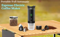 Máquina de Espresso portátil, cafetera eléctrica, autocalentable, inalámbrica, 60ml, para café molido - details 0
