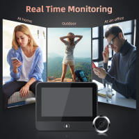 Cámara de timbre Tuya con detección de movimiento PIR, 1080P, Wifi, visión nocturna, Monitor de 4,3 pulgadas - details 1