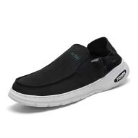 Zapatos de plataforma informales 2021 para conducir de lona para hombre, estilo de caminar a la moda - details 1