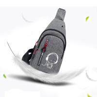 Bolso de pecho Simple Glow para hombre, bolso cruzado de nailon multifuncional de gran capacidad, bolso de hombro impermeable para viaje y ciclismo - details 5