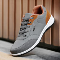Zapatillas de deporte informales para hombre, zapatos Wlking ligeros grises, zapatos deportivos antideslizantes - details 4