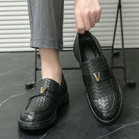 Zapatos Formales para Hombres Hechos a Mano Suela Gruesa PU Aumento de Altura - details 18