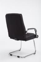 Cantilever Attila Tapizada En Tela y con Base De Metal I Silla De Conferencia con Reposabrazos, Color:Negro/Negro - details 34