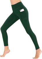 Pantalones de yoga con bolsillo para mujer, monos elásticos de cintura alta para gimnasio deportivo liso, pantalones para mujer - details 2