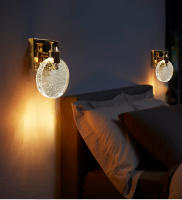 YNL Lámparas de Pared LED Modernas Estilo Nórdico Cristal Dorado Plata Ideal para Decoración de Hogar para Dormitorio Sala de Estar Comedor - details 7
