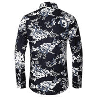 Camisas Casuales para Hombres Impresión de Moda, Elástica, Sin Hierro, Talla Grande - details 9