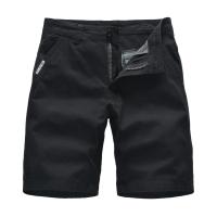 Novedad de verano, pantalones cortos Cargo 100% de algodón para hombre, moda de Color sólido, múltiples bolsillos, pantalones cortos holgados informales de marca para hombre - details 2