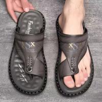 Zapatos de playa para hombre, verano 2025, con suela blanda, color liso, antideslizantes, a la moda, combinables y transpirables. - details 14