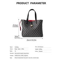 CH elegante bolso de hombro con letras de gran capacidad con cerradura diseño creativo tendencia de moda bolso cruzado para ir al trabajo mochila de lujo de alta gama - details 2