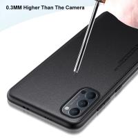 OPPO Reno 4 Pro 4Z 5G Funda de Lujo de Cuero PU con Cubierta Trasera Mate Protección de Silicona - details 6