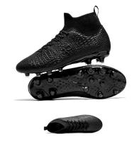 Zapatos de fútbol transpirables de caña alta para hombre y mujer. Zapatos de competición profesional para interior y exterior. - details 26
