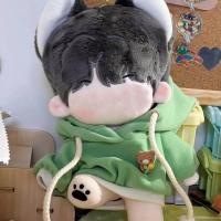 Sudadera con capucha para muñecas de algodón de 20cm, trajes con capucha, Mini ropa, sudaderas con capucha hechas a mano, Mini ropa bonita, ropa bonita para muñecas de 20cm - details 13