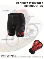 Pantalones cortos de ciclismo para hombre con bolsillo, acolchados y ligeros para ciclismo al aire libre y carreras - details 5