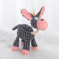 Juguete de Peluche en Forma de Burro Resistente a Mordiscos Entrenamiento Dental Alivio del Estrés - details 4