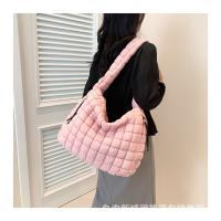 Bolso de hombro tipo bandolera con diseño de nubes plisadas para mujer, bolso de mano de gran capacidad con doble cara y doble tirón - details 29