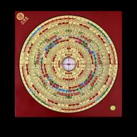 Wanfutang-brújula de alta precisión de cobre puro, 10 pulgadas, elemento de Color, placa completa tres en uno, productos Bagua - details 2