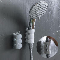 Soporte de silicona con ventosa para cabezal de ducha, estante de almacenamiento reutilizable sin perforaciones, accesorios de Baño - details 6