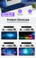 Hermosa alfombrilla de escritorio con cielo estrellado, teclado, oficina, estudio, juegos, alfombrilla de ratón grande y gruesa especial - details 3