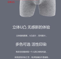 Bragas de algodón para hombre, boxeador, bragas, gordas, deportes, extendidos - details 3